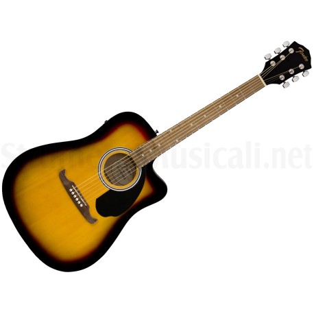 FENDER FA125CE Dreadnought Walnut SunBurst