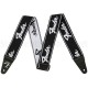 FENDER Weighless Strap Running Logo B/W