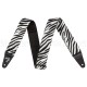 FENDER Wild Zebra Print Strap 2"