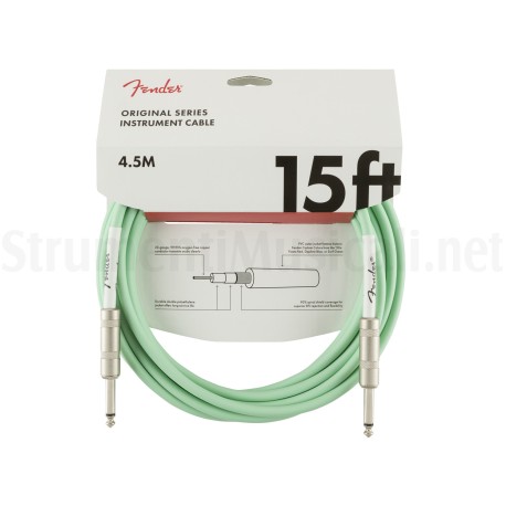 FENDER Original Series Instrument Cable 4.5m Surf Green