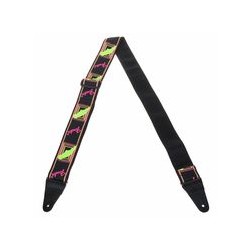 Fender Neon Strap Yellow/Pink