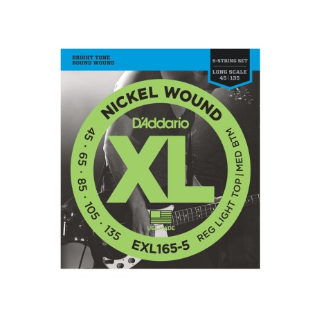 D'Addario EXL 165-5 Regular Light