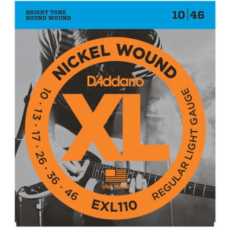 D'Addario EXL110 010 - 046