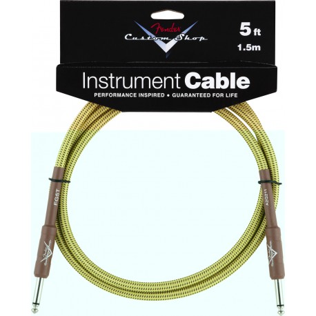 Fender® Custom Shop Performance Series Cable, 5', Tweed