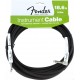 Fender® Performance Series Instrument Cable, 18.6', Black - Angle